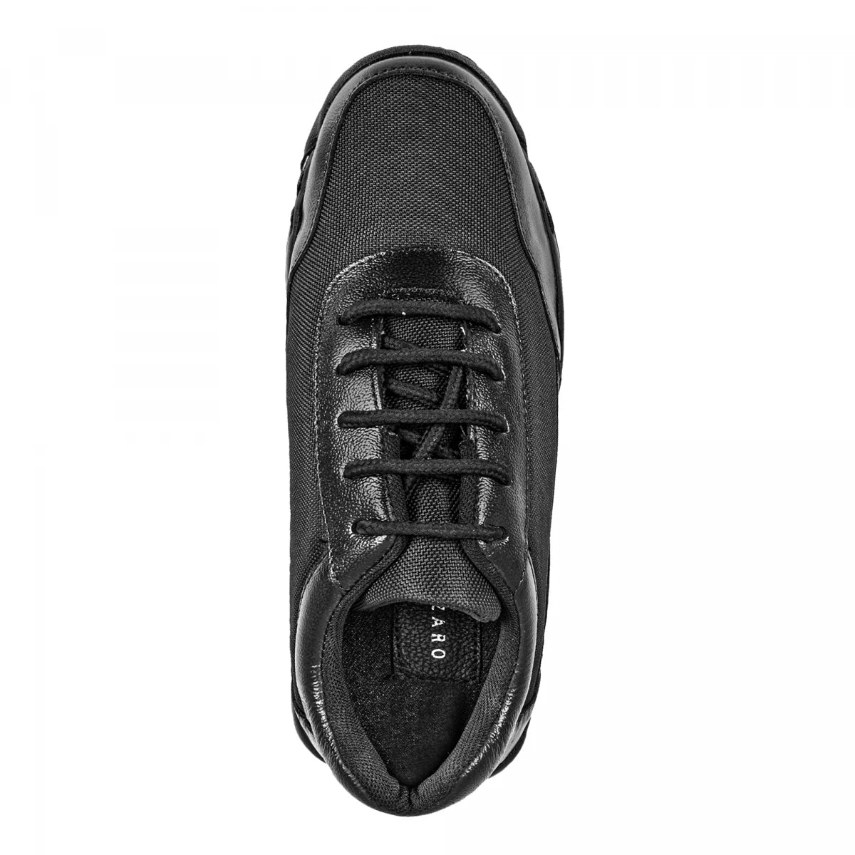 Pure Leather Black Sports Shoe with Non-Marking Sole - Baddy, BADBT02BLK