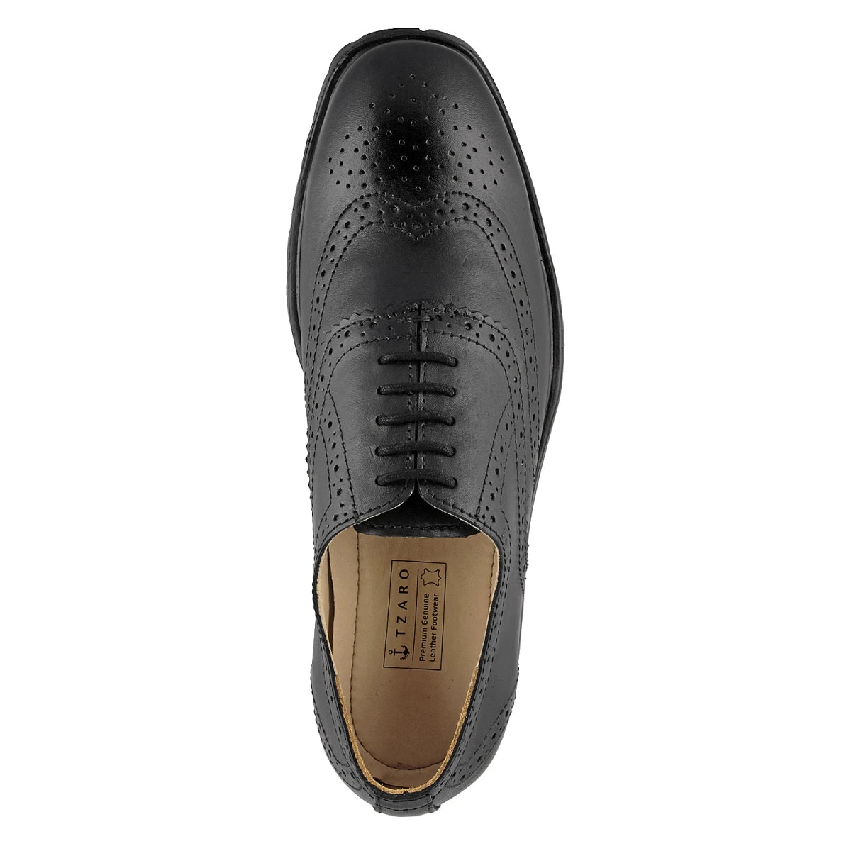 Pure Leather, Super-Light, Black Brogue - T Hill, BERGBLK2519