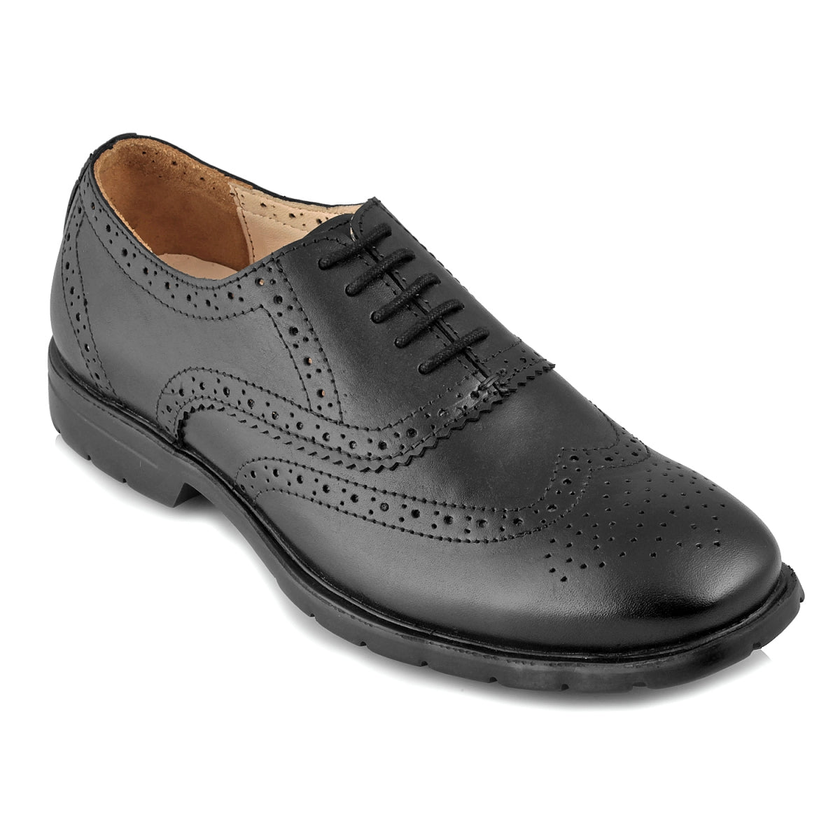 black brogue shoes for men