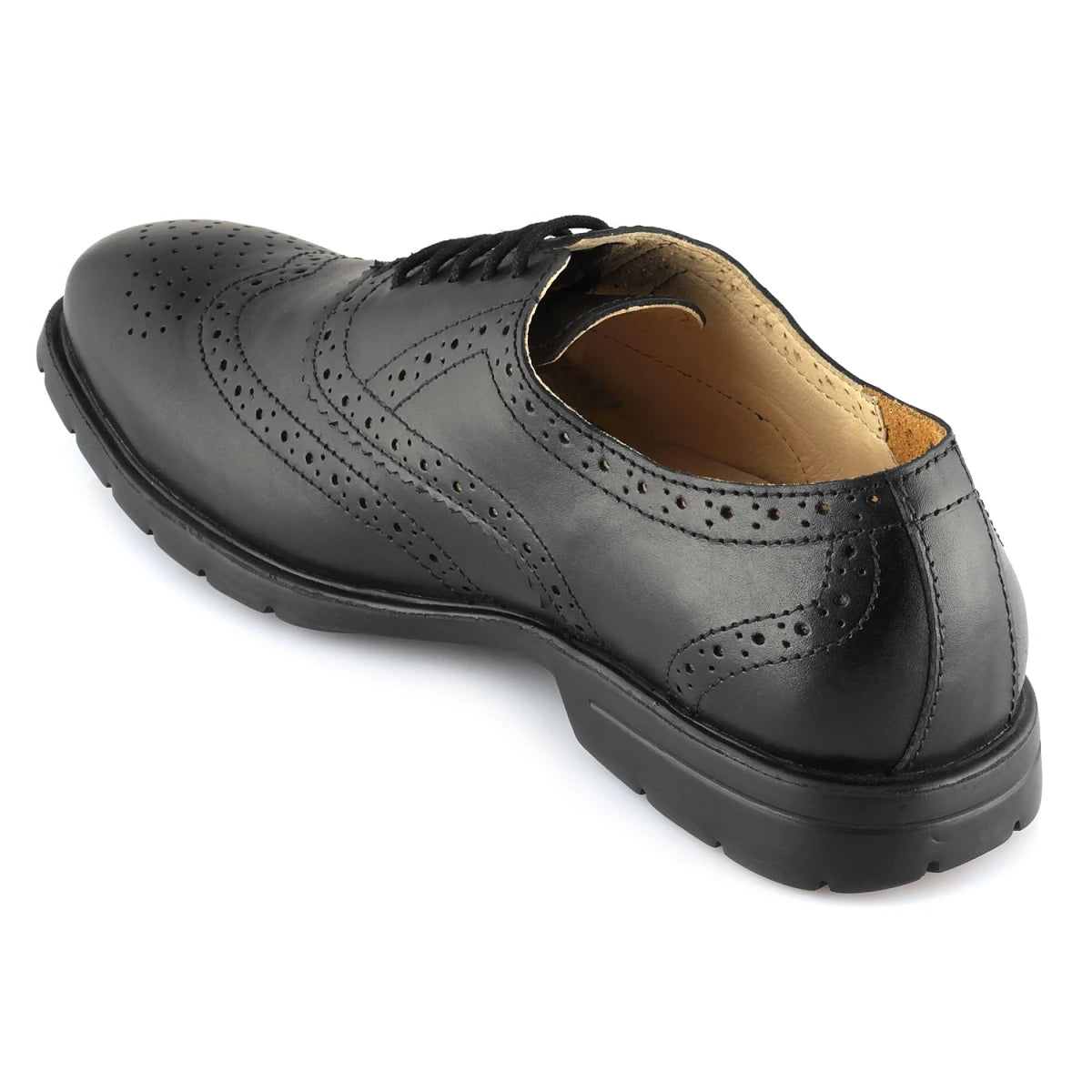 Pure Leather, Super-Light, Black Brogue - T Hill, BERGBLK2519