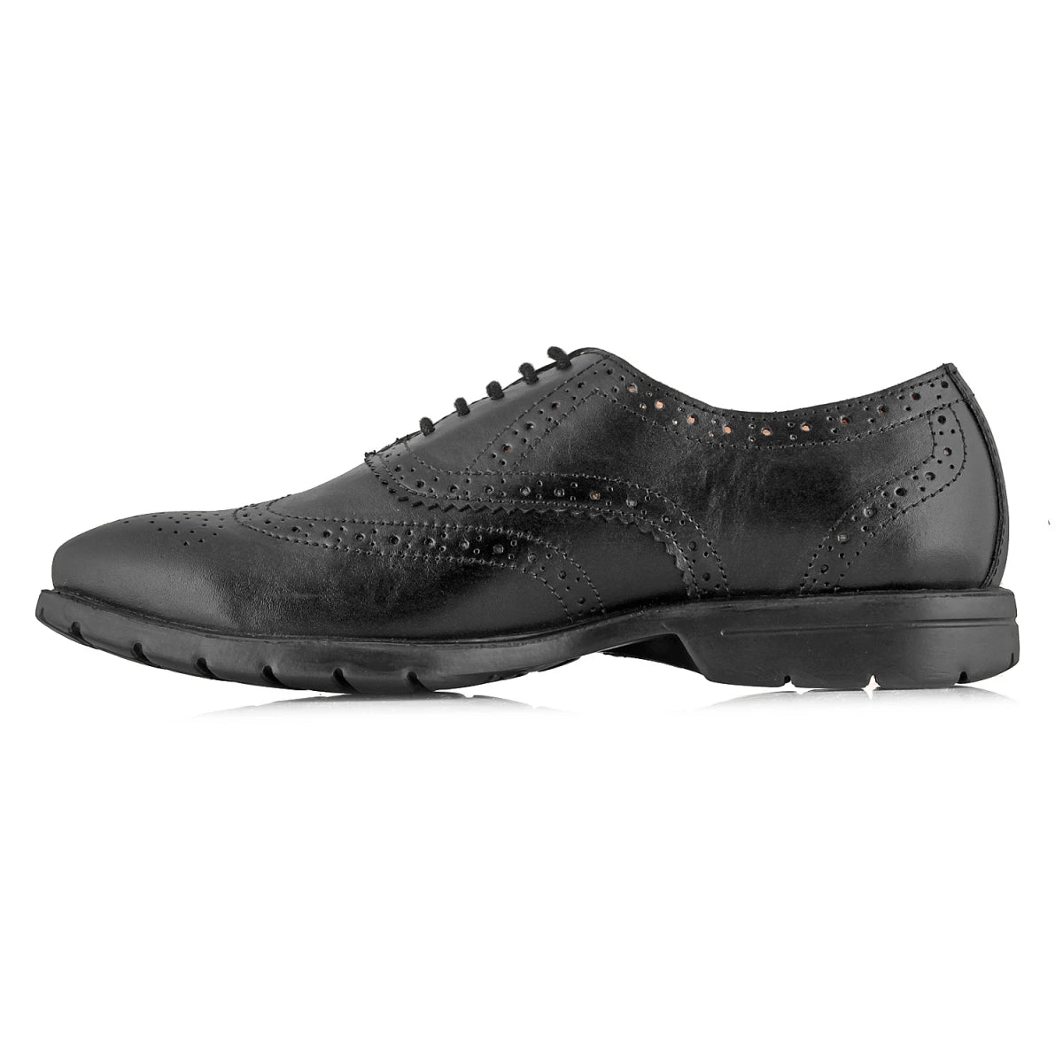 Pure Leather, Super-Light, Black Brogue - T Hill, BERGBLK2519