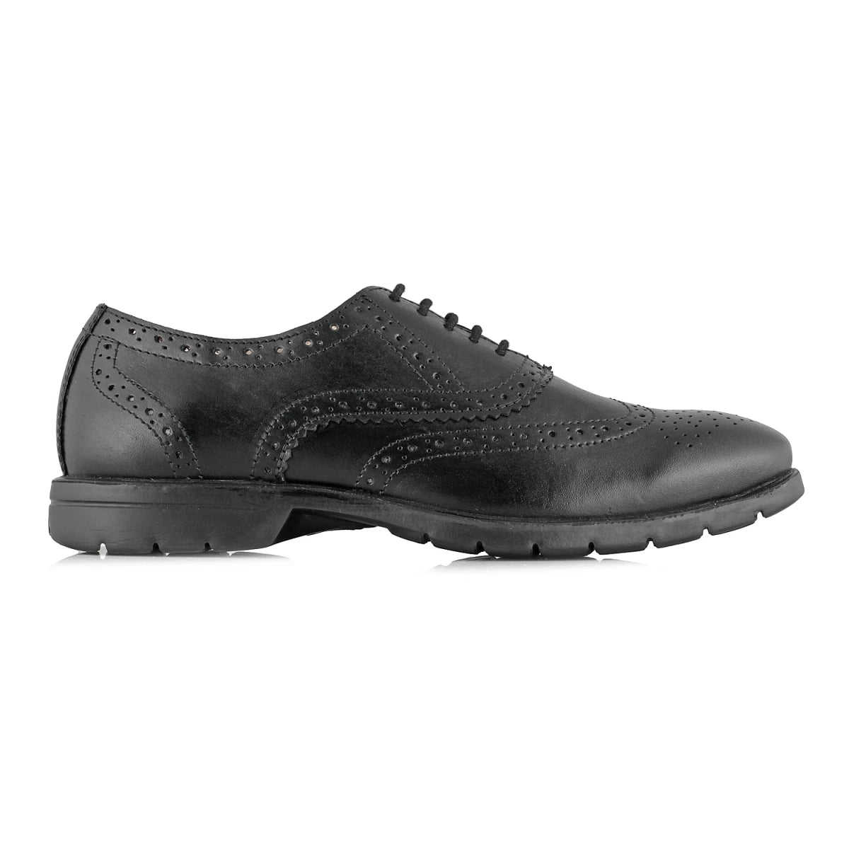 Pure Leather, Super-Light, Black Brogue - T Hill, BERGBLK2519