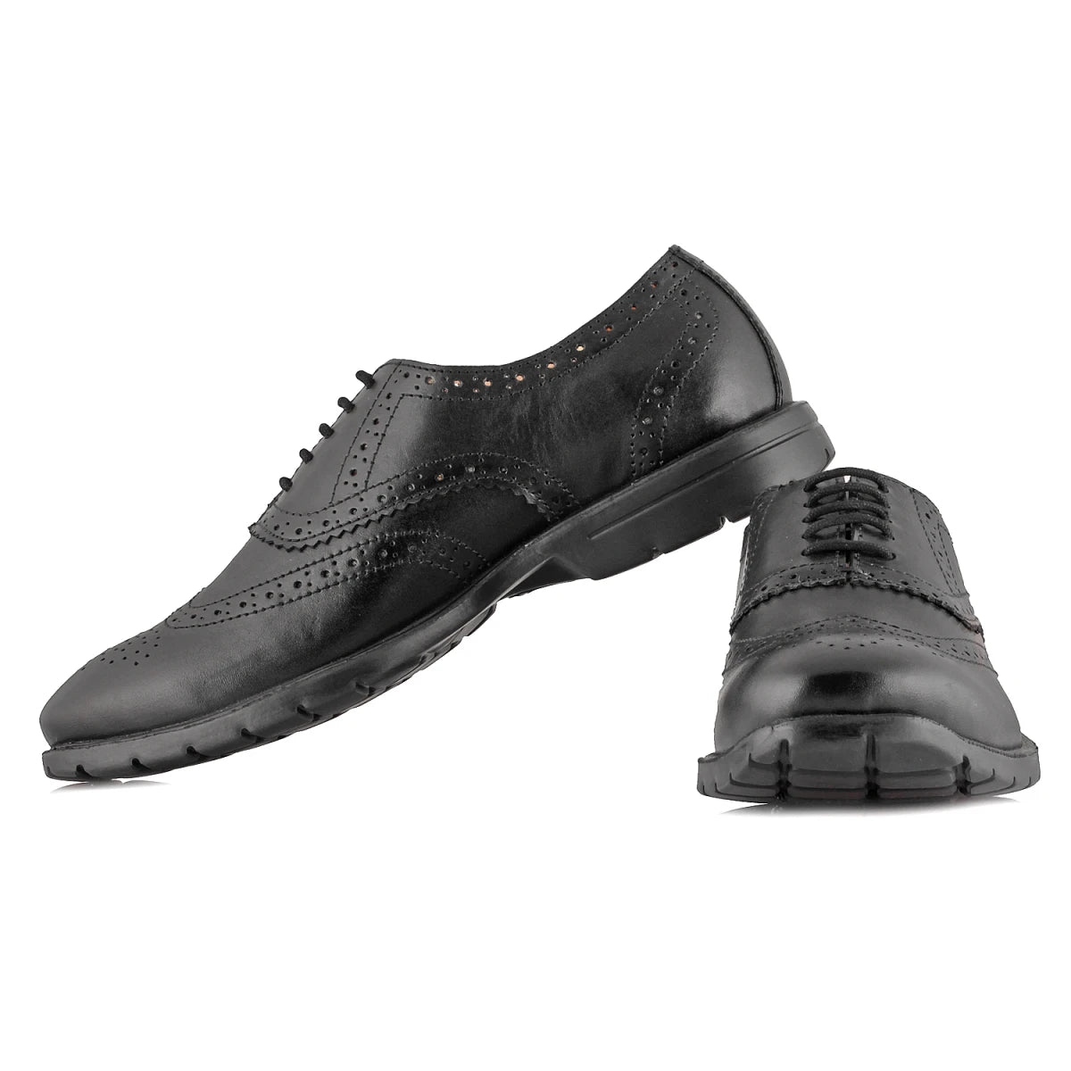 Pure Leather, Super-Light, Black Brogue - T Hill, BERGBLK2519
