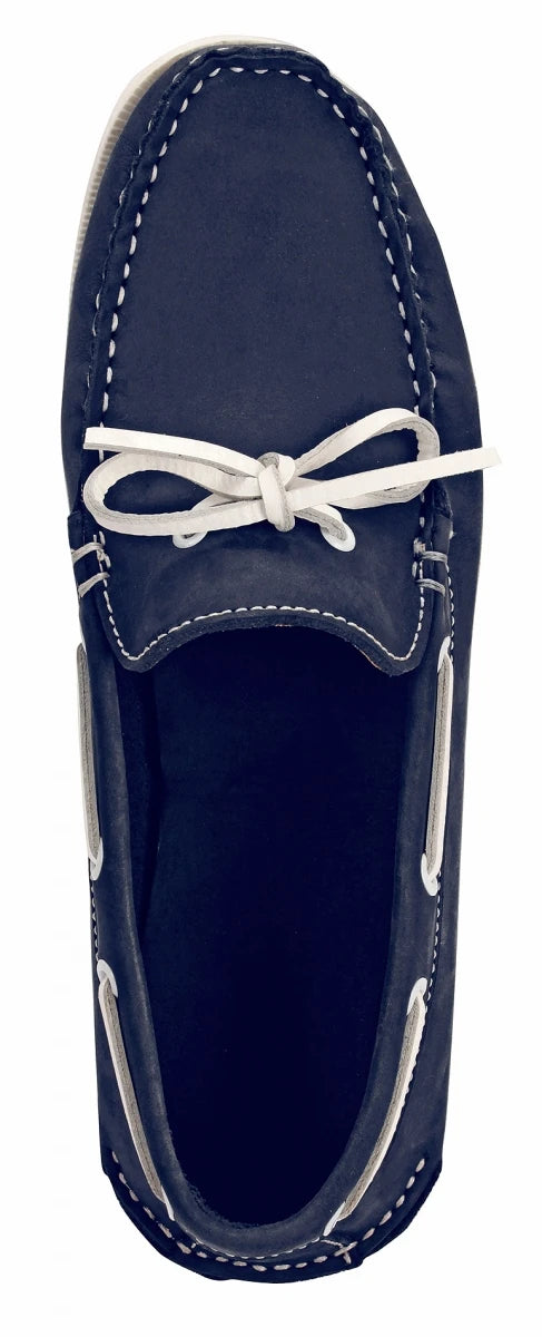 Pure Leather Classic Navy-Blue Boat Shoes - INS VIRAT, BOAT100ABLU