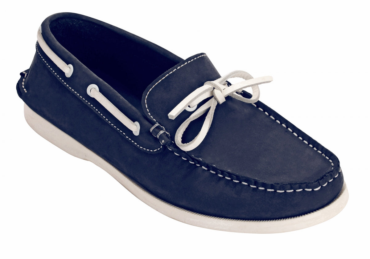 Blue Genuine Leather Boat Shoes Online for Men Online