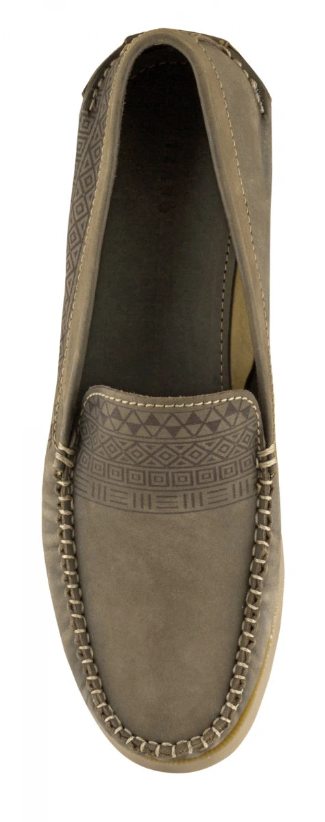 Pure Leather Olive Boat Shoes - USS AZTEC, BOAT111AZT