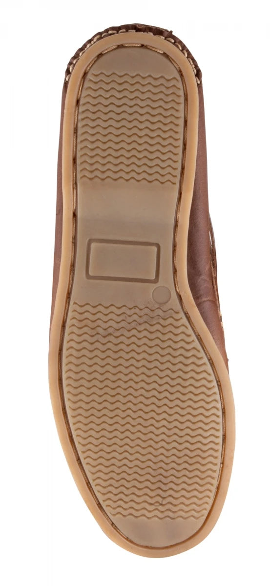 Pure Leather Brown Boat Shoes - Hobart, BOAT112BRW