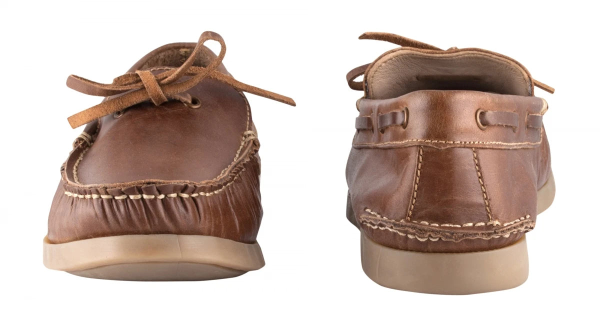Pure Leather Brown Boat Shoes - Hobart, BOAT112BRW