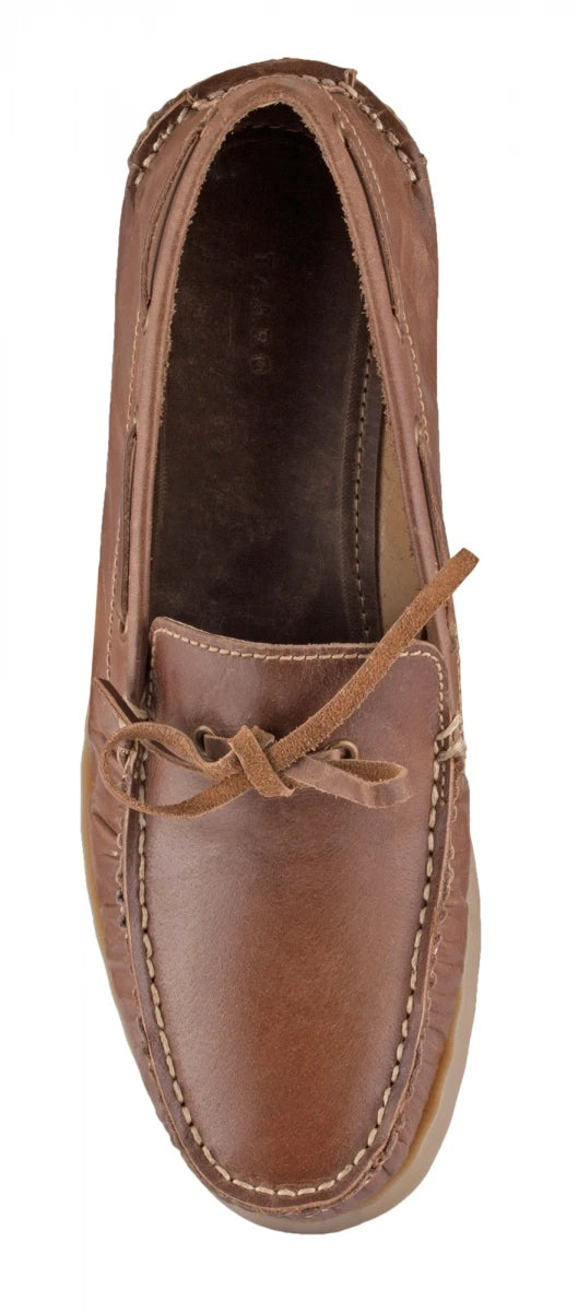 Pure Leather Brown Boat Shoes - Hobart, BOAT112BRW