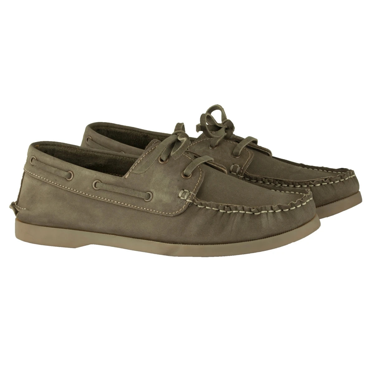 Pure Leather Olive Boat Shoes - Timber, BOAT113OLV