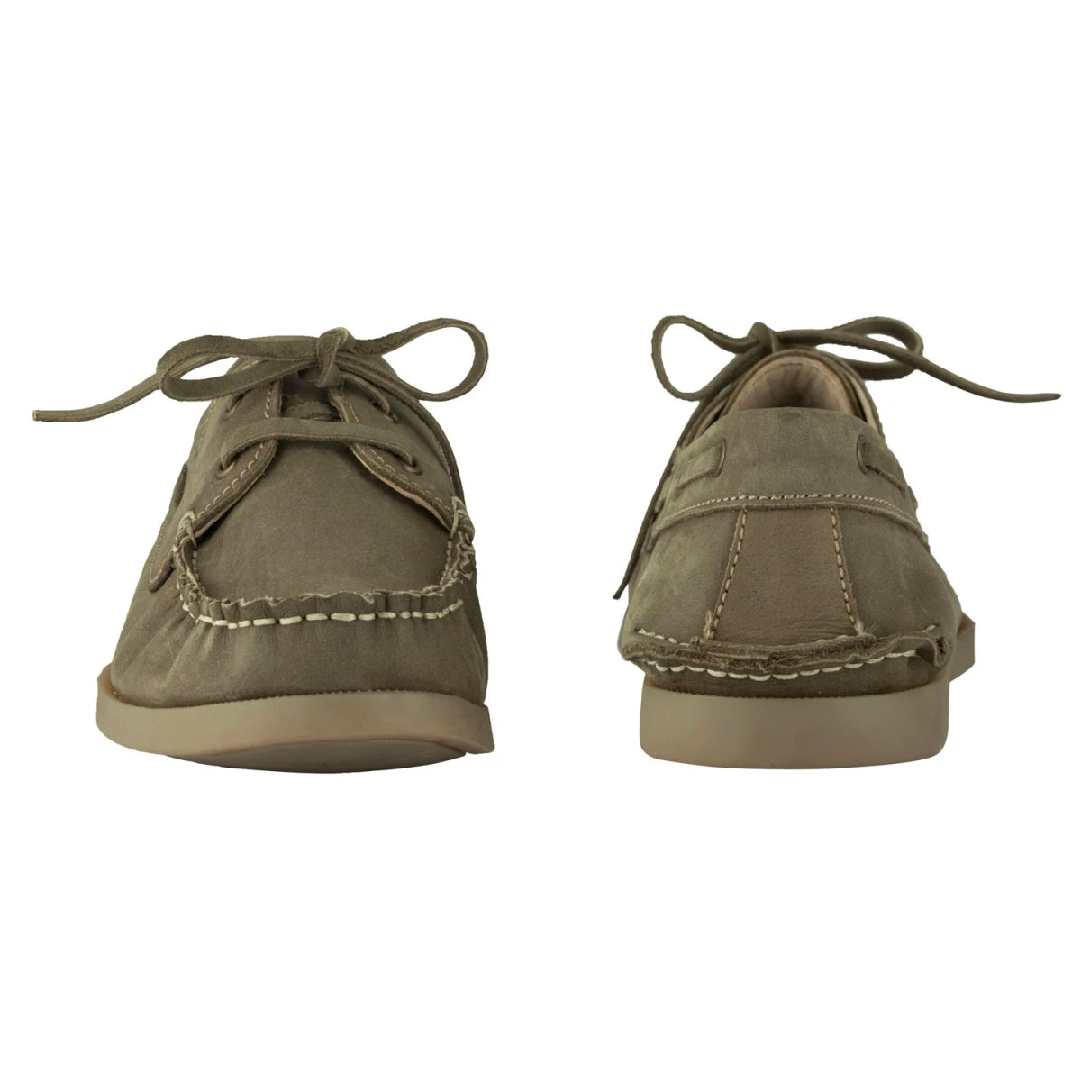 Pure Leather Olive Boat Shoes - Timber, BOAT113OLV