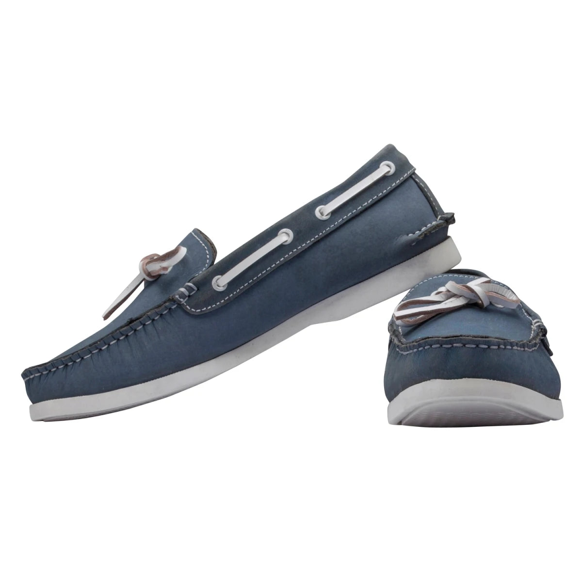 Pure Leather Sky Blue Boat Shoes - Virat, BOAT200ABLU