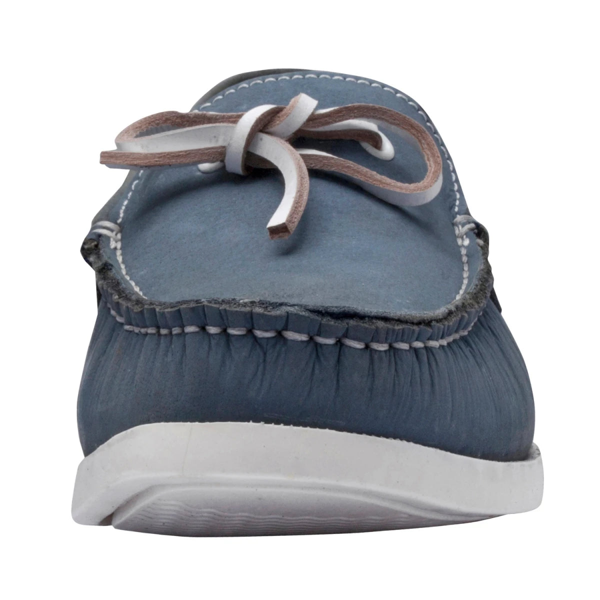Pure Leather Sky Blue Boat Shoes - Virat, BOAT200ABLU