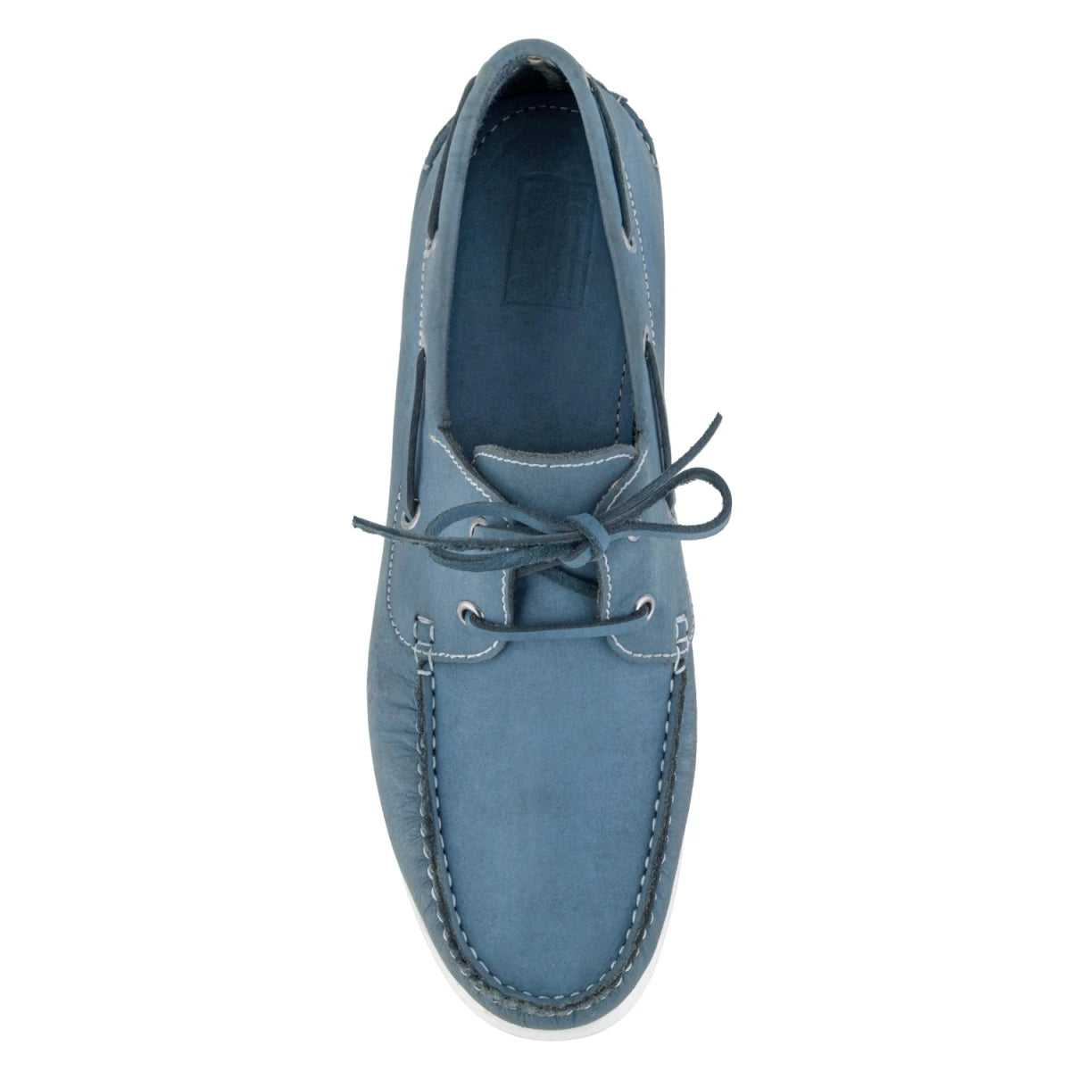 Pure Leather Sky Blue Boat Shoes - Timber (Sky-Blue), BOATIMBERSKB