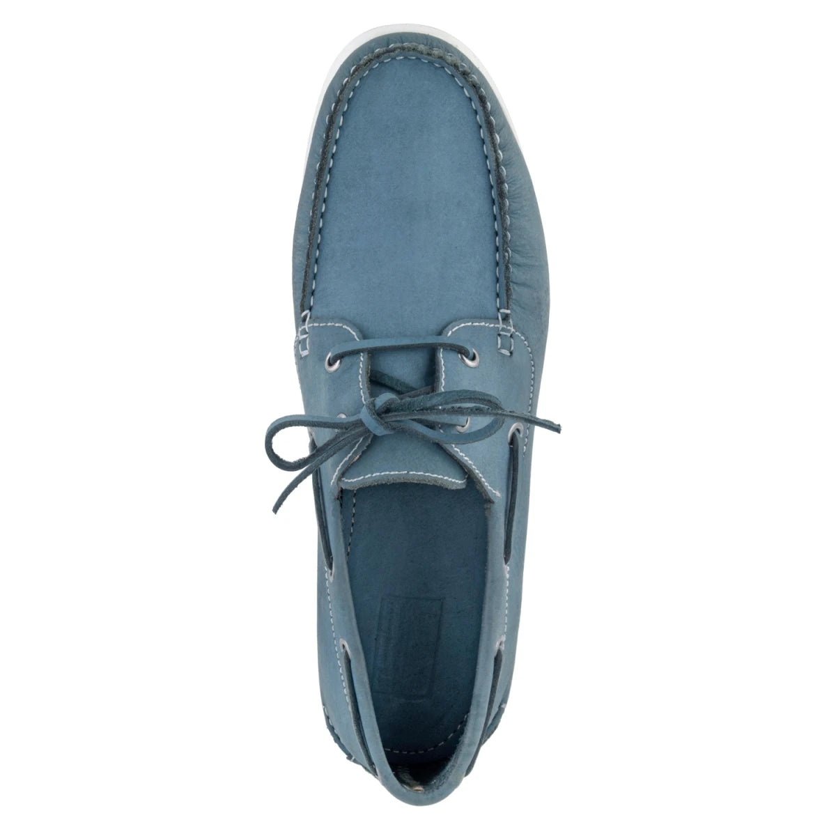 Pure Leather Sky Blue Boat Shoes - Timber (Sky-Blue), BOATIMBERSKB