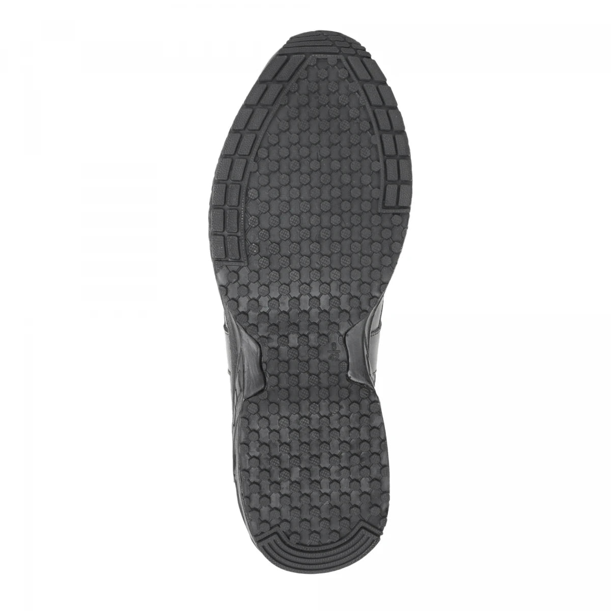 Pure Leather Black Sports Shoes with Rubber Outsole - BOLTPAN