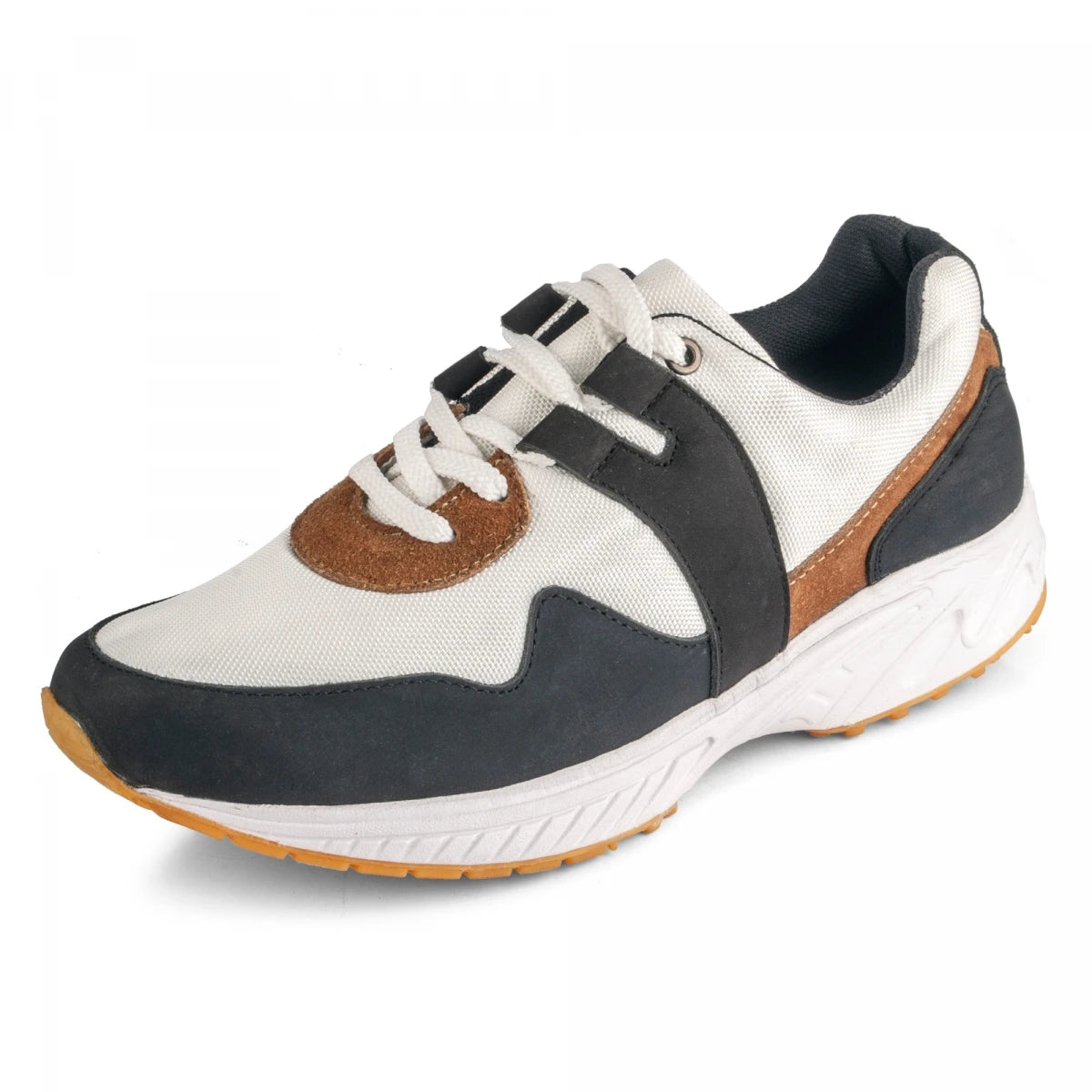 Pure Leather Sports Shoes with Rubber Outsole - BOLTWHT