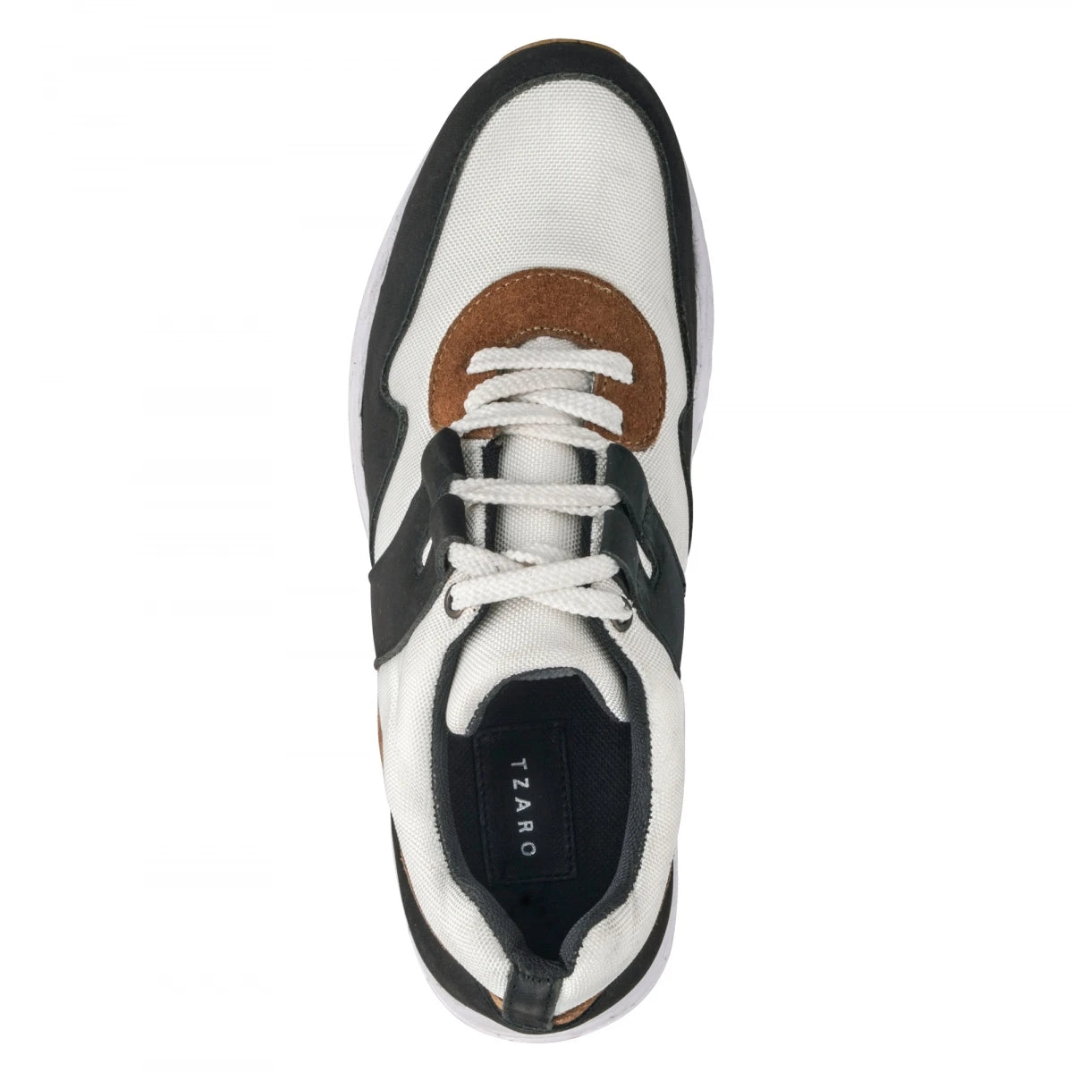 Pure Leather Sports Shoes with Rubber Outsole - BOLTWHT
