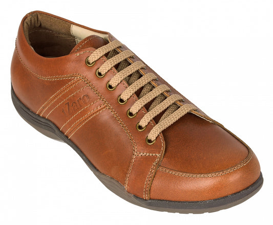 Tan Brown Leather Sneakers