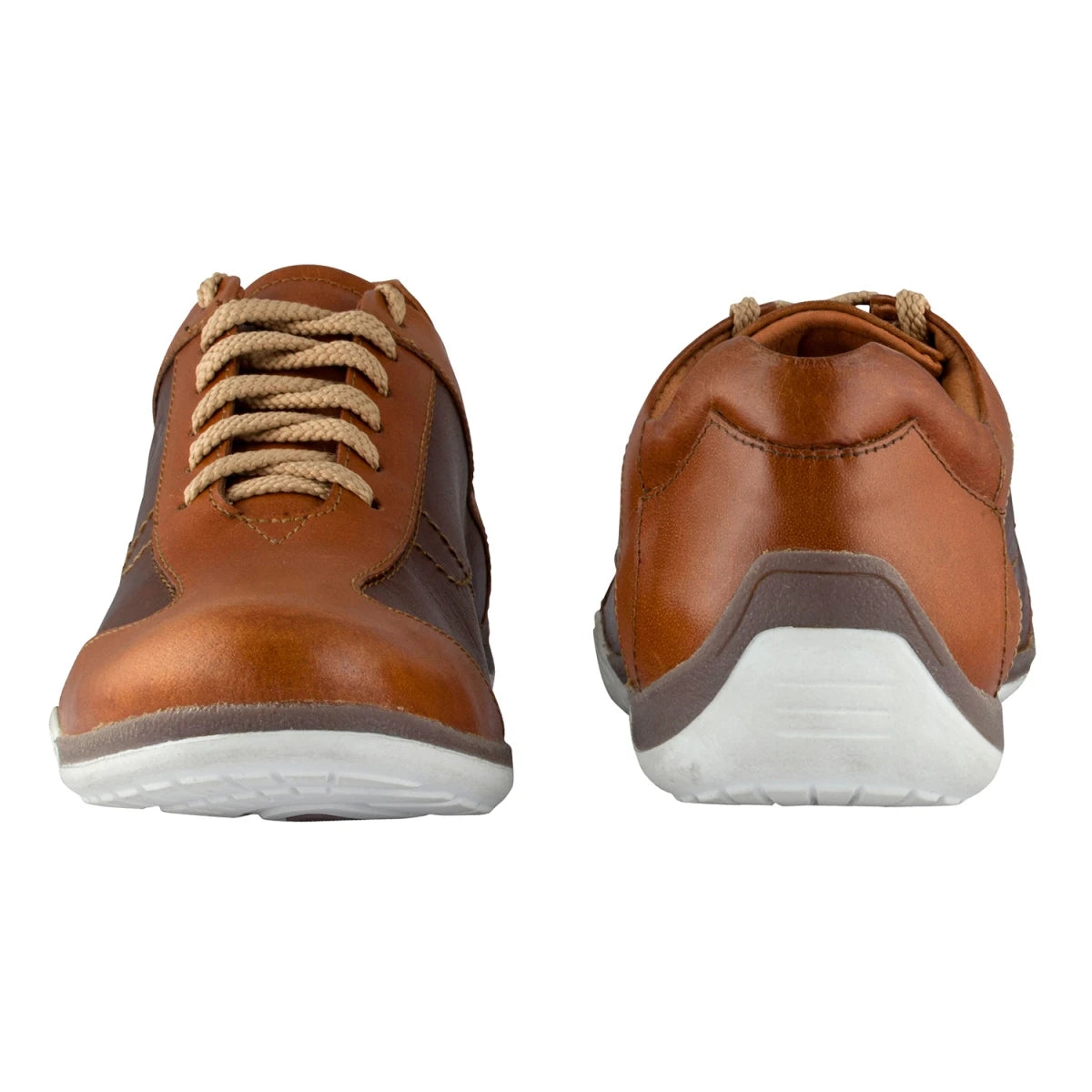 Pure Leather Tan Color Sneaker - Maniac, BON1406TWNTAN