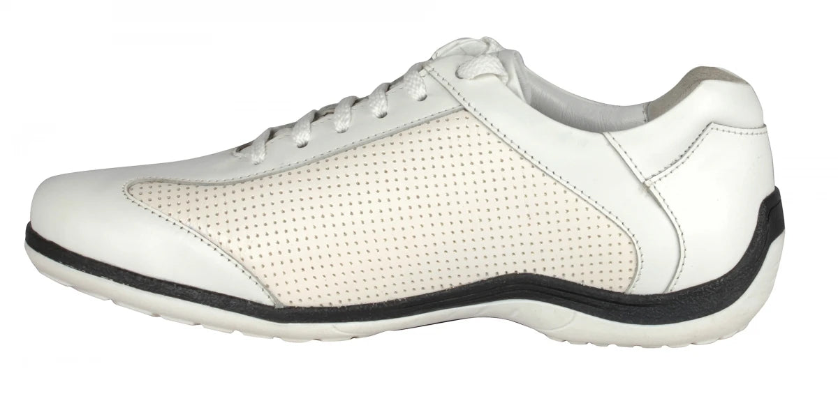 Pure Leather White Sneakers - Marken, BON1407WHTPER