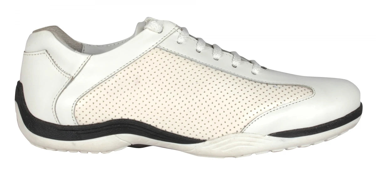 Pure Leather White Sneakers - Marken, BON1407WHTPER