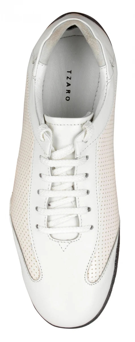 Pure Leather White Sneakers - Marken, BON1407WHTPER