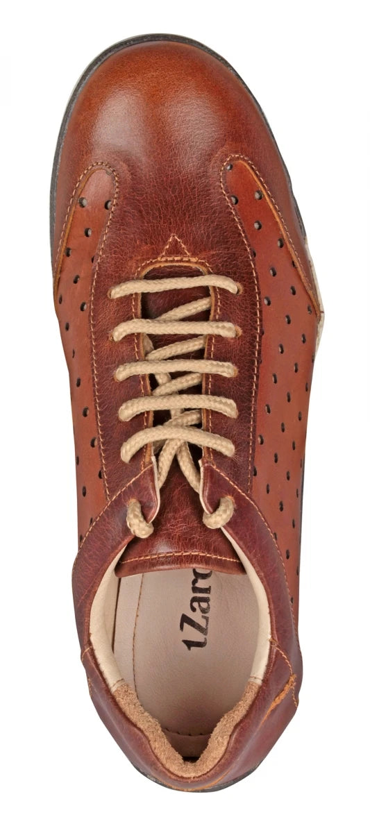 Pure Leather Tan & Brown Genuine Leather Casual Shoes - Eastwood, BON1408TANOST