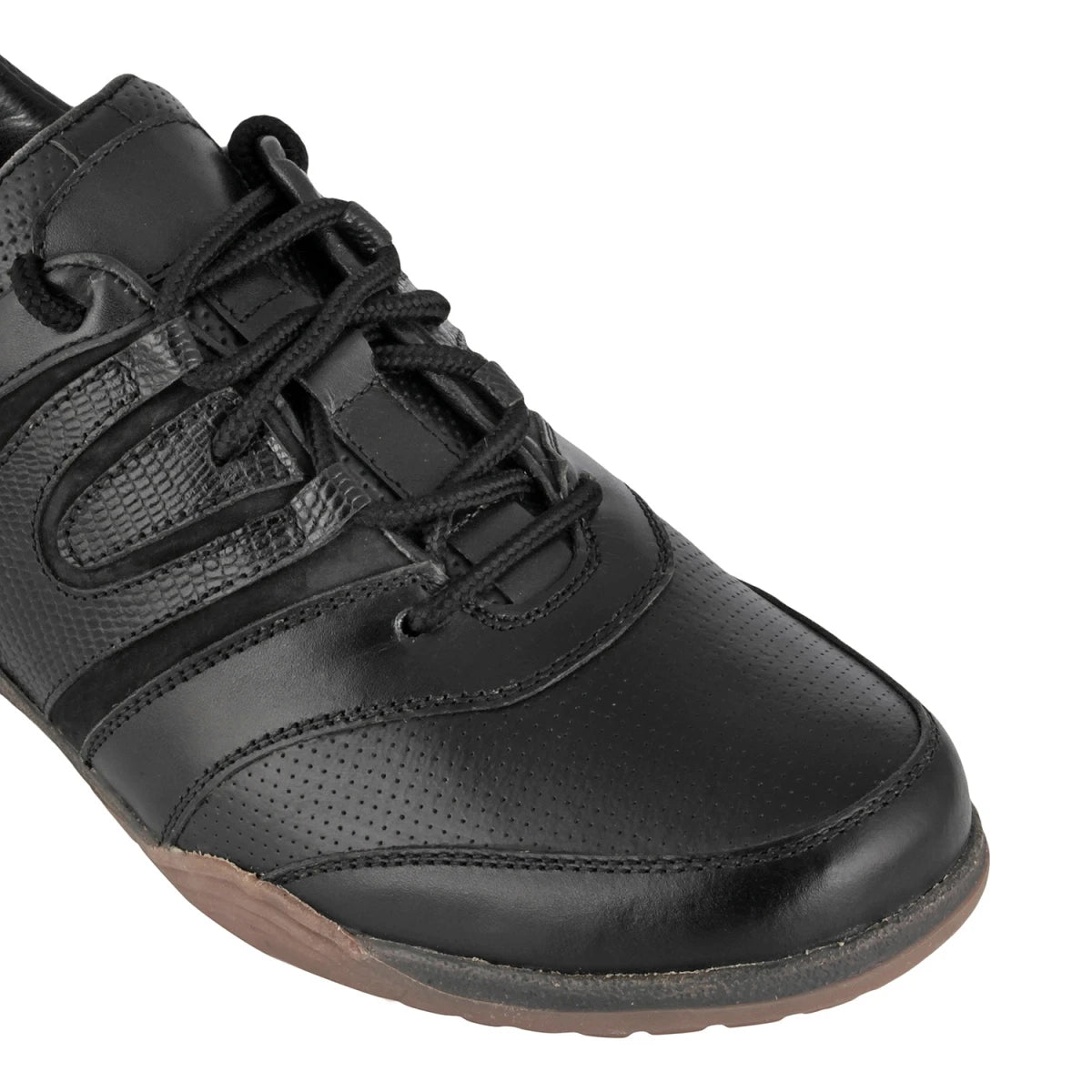 Pure Leather Black Sneakers - Phantom, BON1412BLCHBK