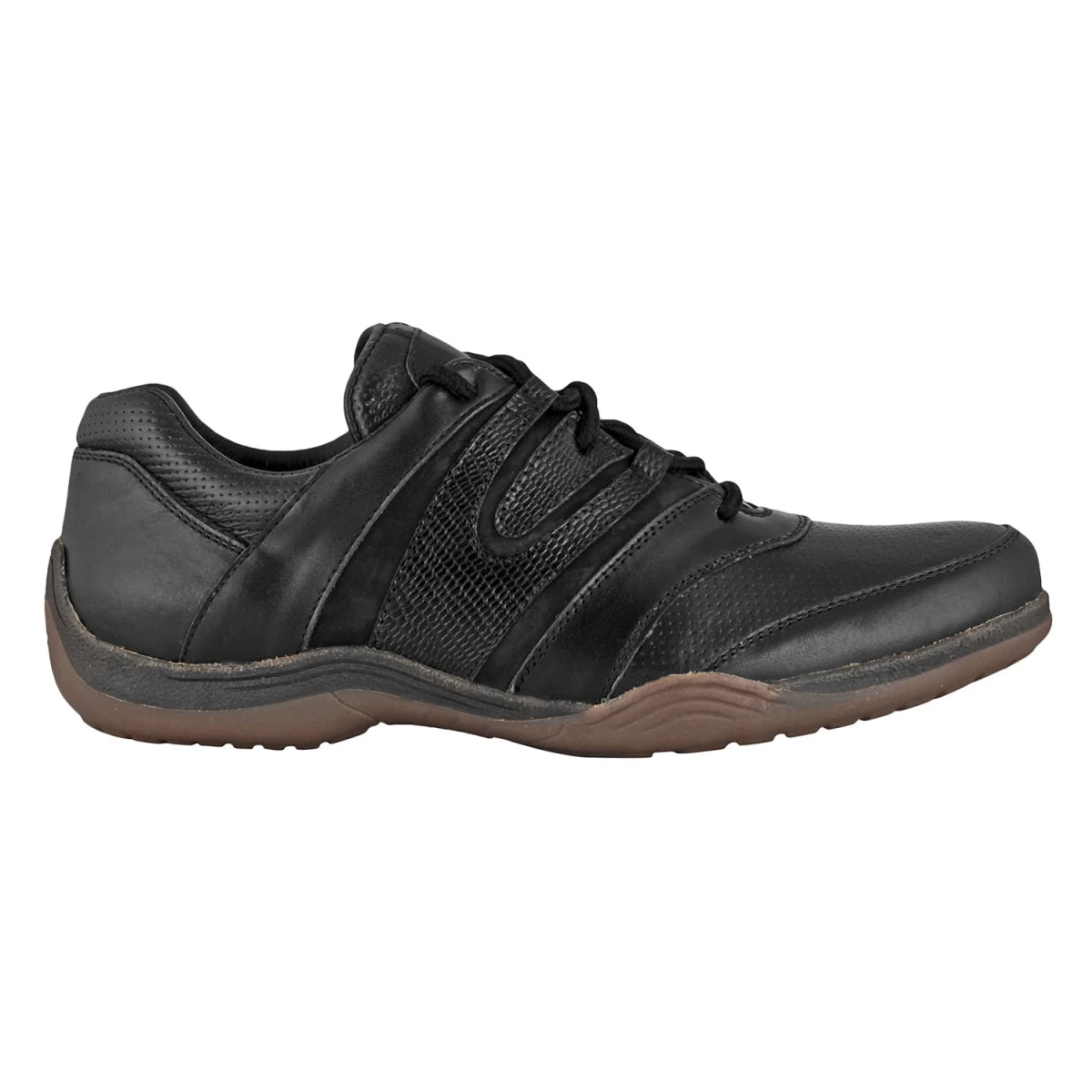 Pure Leather Black Sneakers - Phantom, BON1412BLCHBK