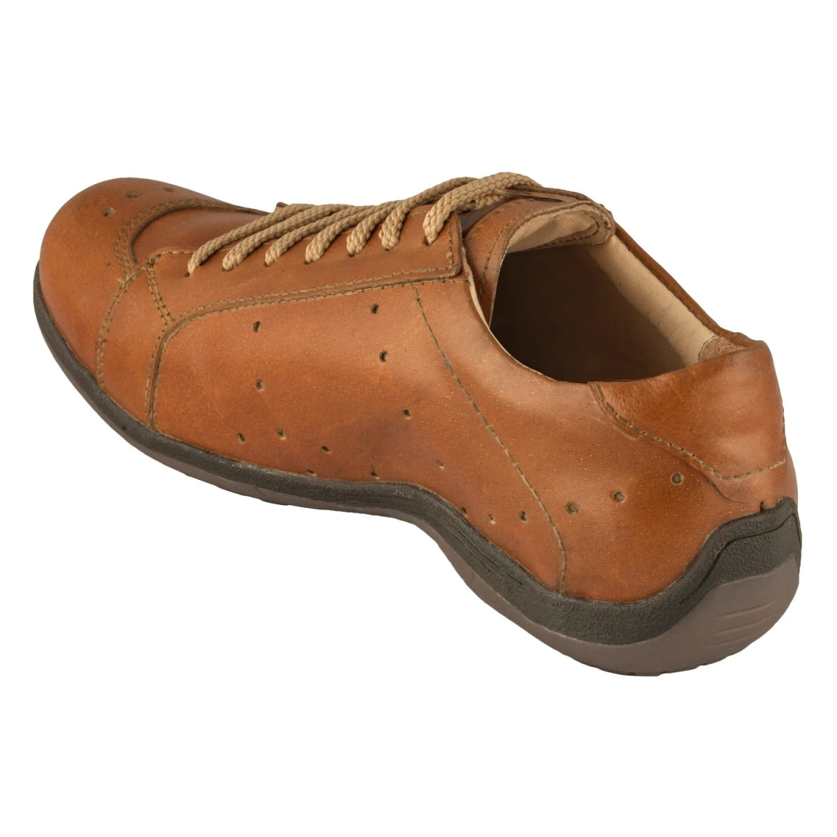 Pure Leather Tan Sneaker - Seoul, BON1412TAND