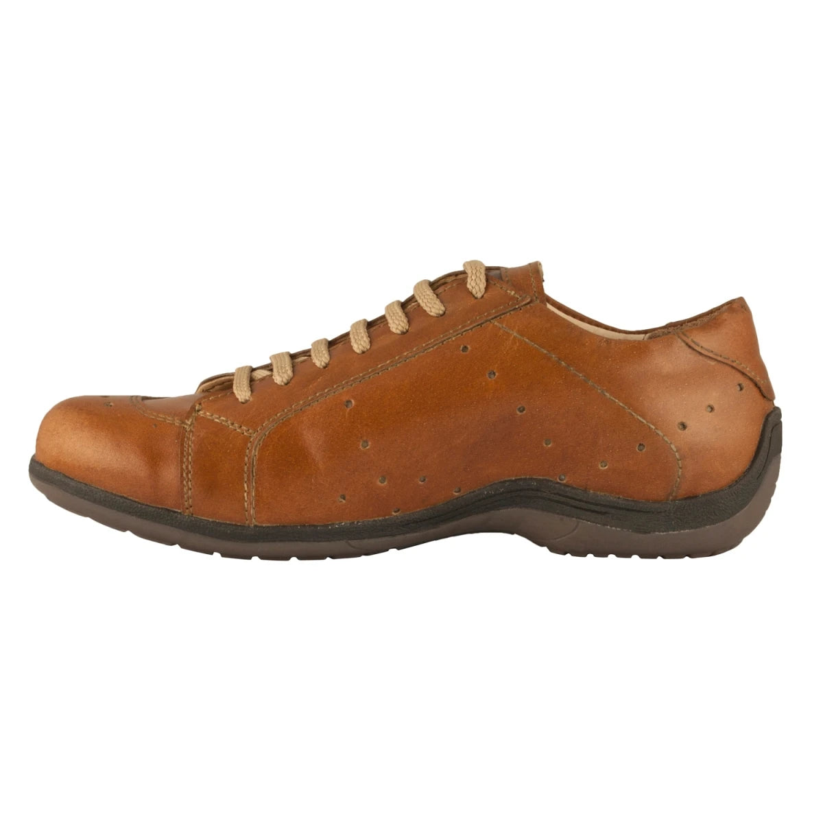 Pure Leather Tan Sneaker - Seoul, BON1412TAND