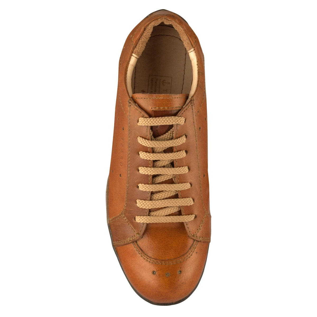 Pure Leather Tan Sneaker - Seoul, BON1412TAND