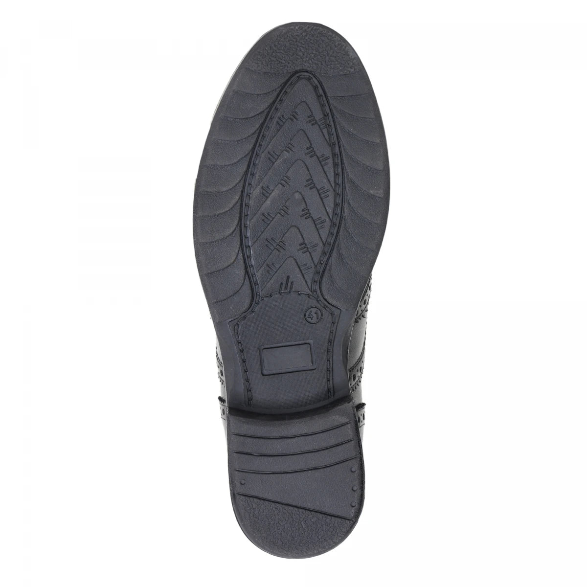 Pure Leather Black Brogue - 2IC, BRGPOP52BL