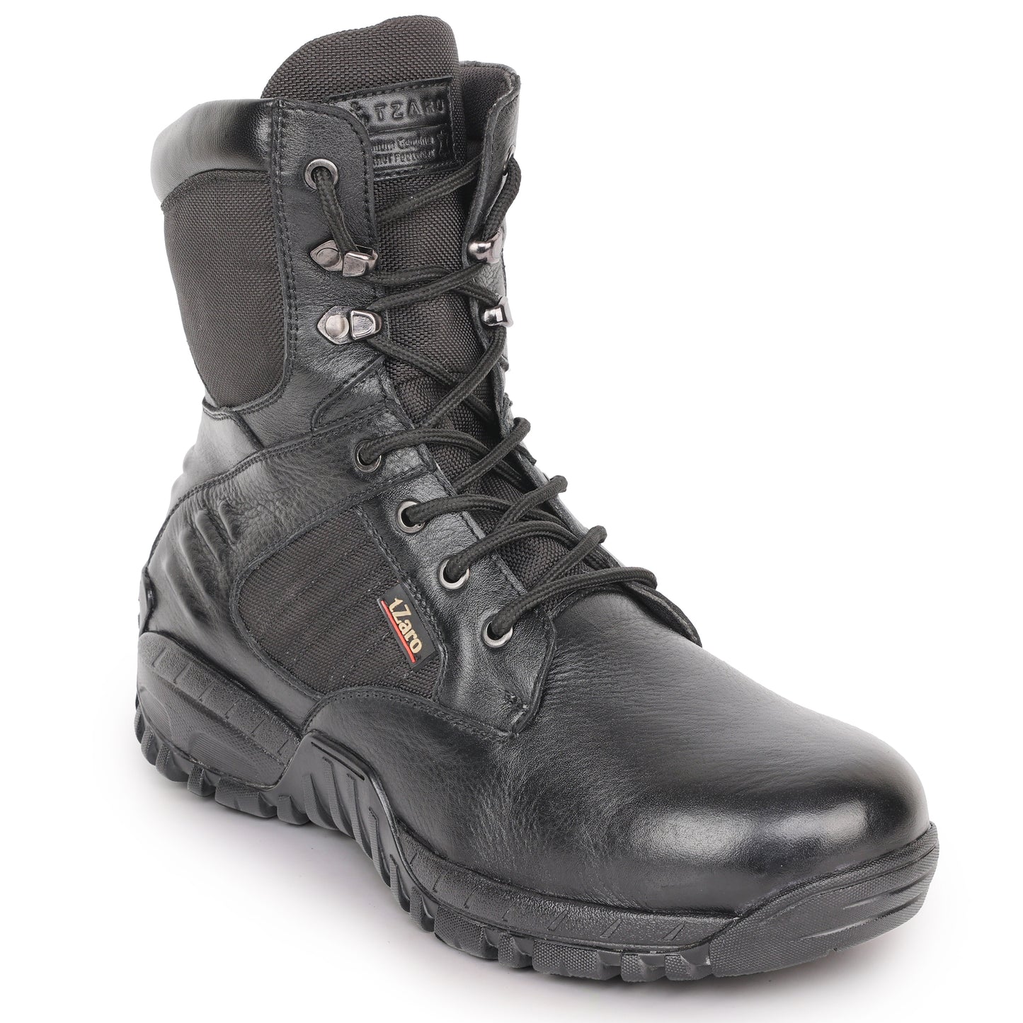 Anti-Skid High Ankle, Pure Leather Military Boot - Bhuvan