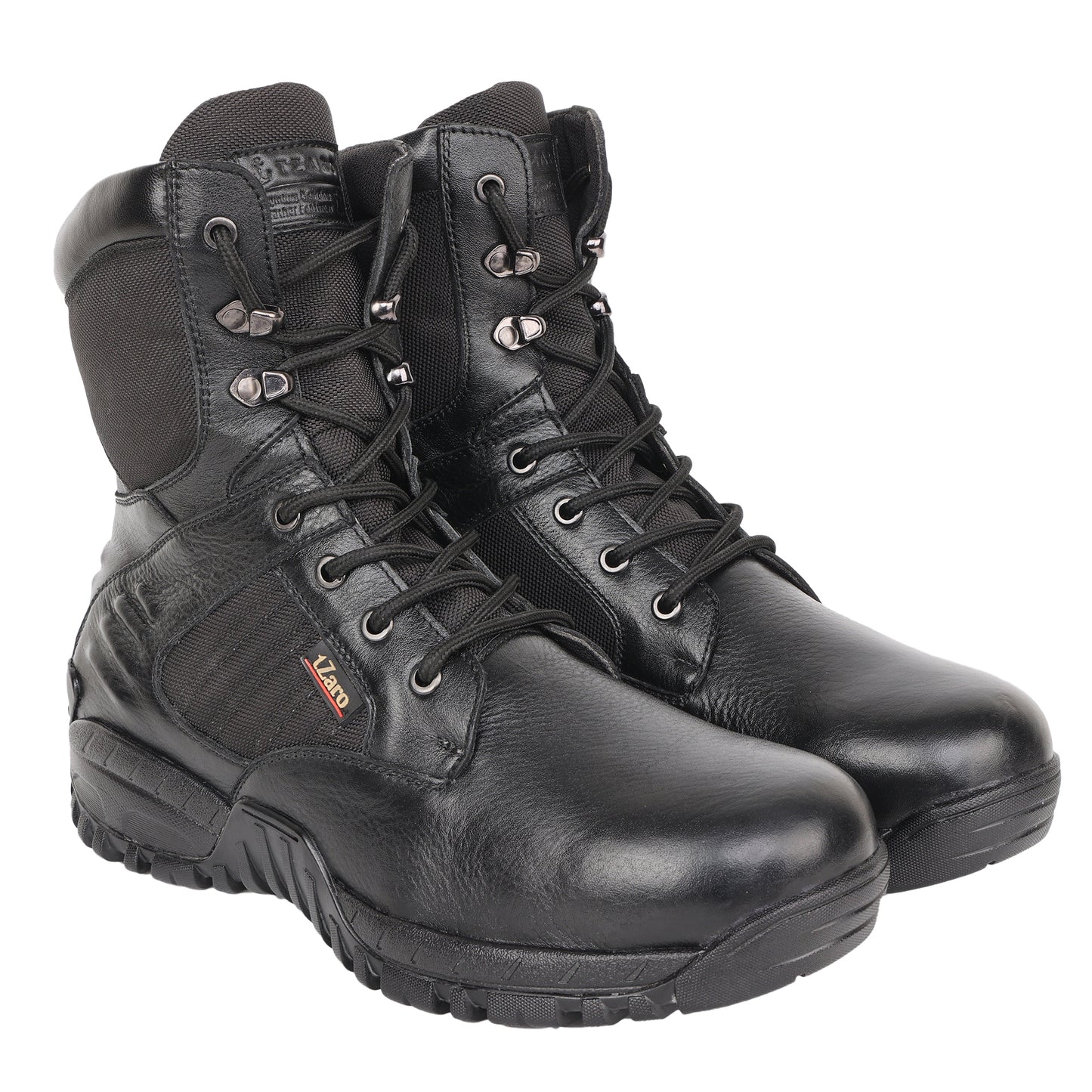 Anti-Skid High Ankle, Pure Leather Military Boot - Bhuvan