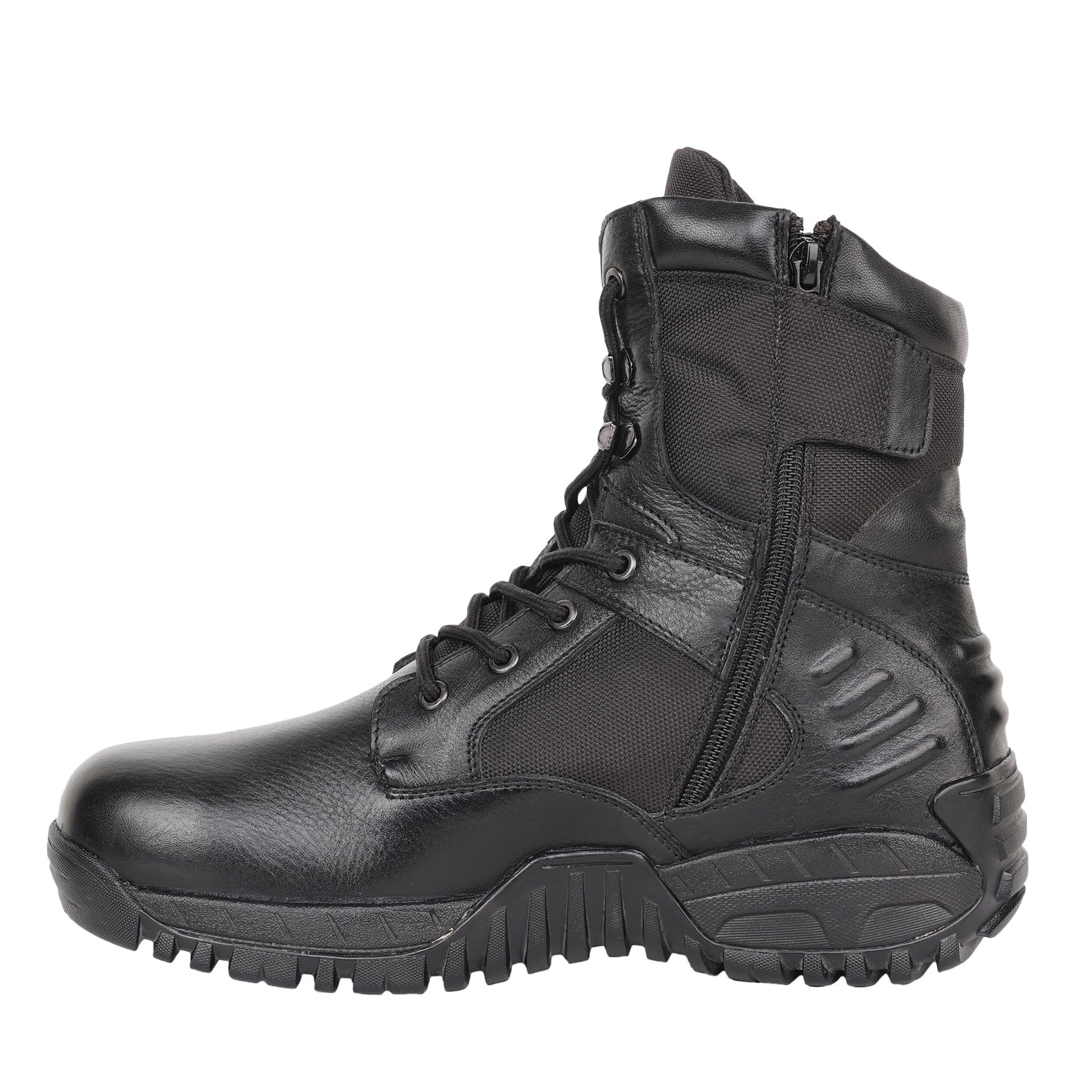 Anti-Skid High Ankle, Pure Leather Military Boot - Bhuvan