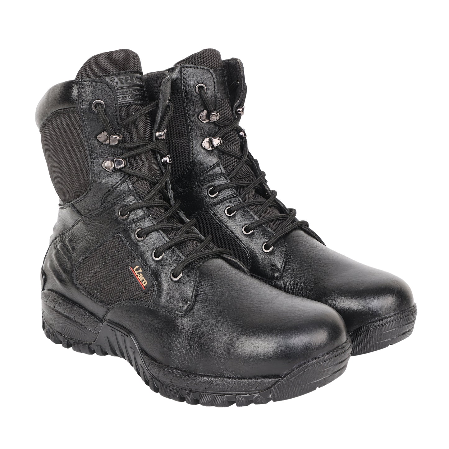 Anti-Skid High Ankle, Pure Leather Military Boot - Bhuvan