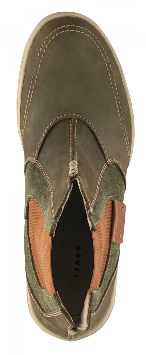 TZARO Olive Mid Ankle Boots - Brute Olivia, BRU6806NUOLV