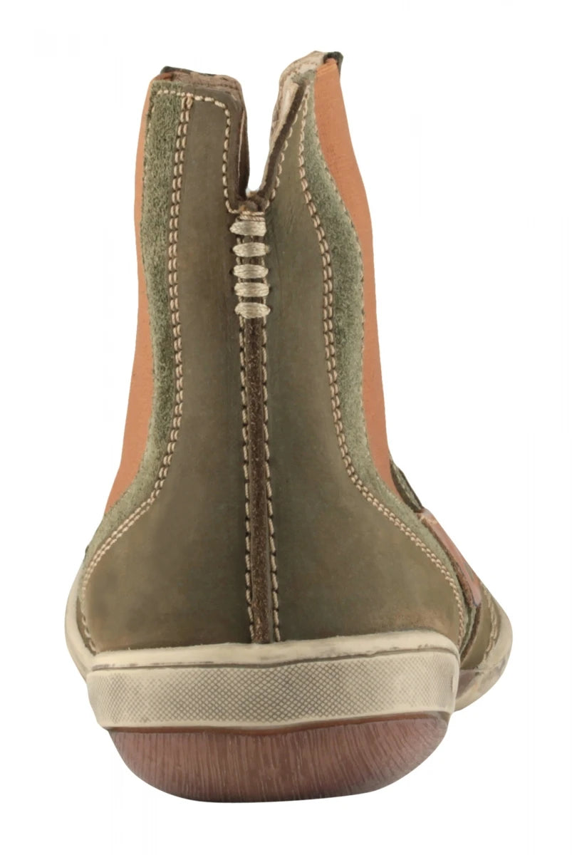TZARO Olive Mid Ankle Boots - Brute Olivia, BRU6806NUOLV