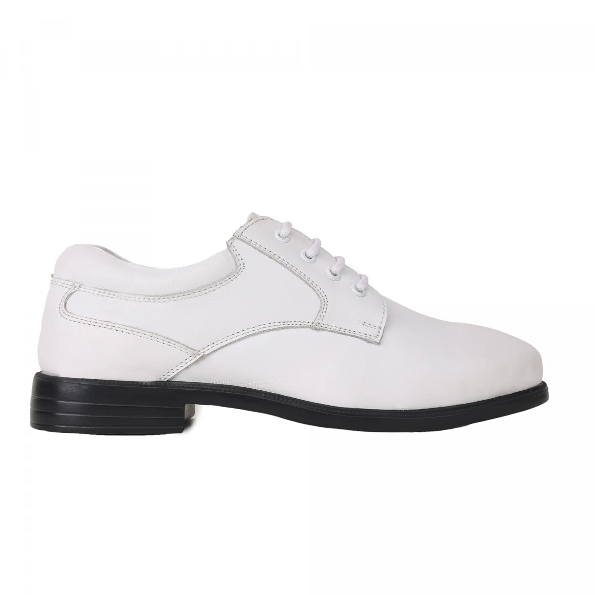 Pure Leather Superlight White Derby Shoe (for naval personnel) – ZEA, DERB2505