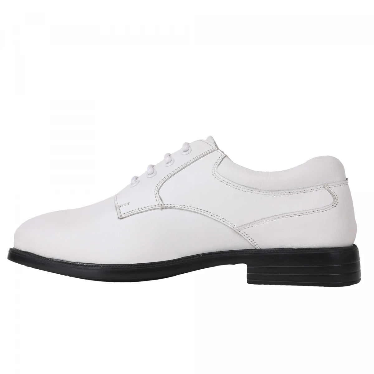 Pure Leather Superlight White Derby Shoe (for naval personnel) – ZEA, DERB2505