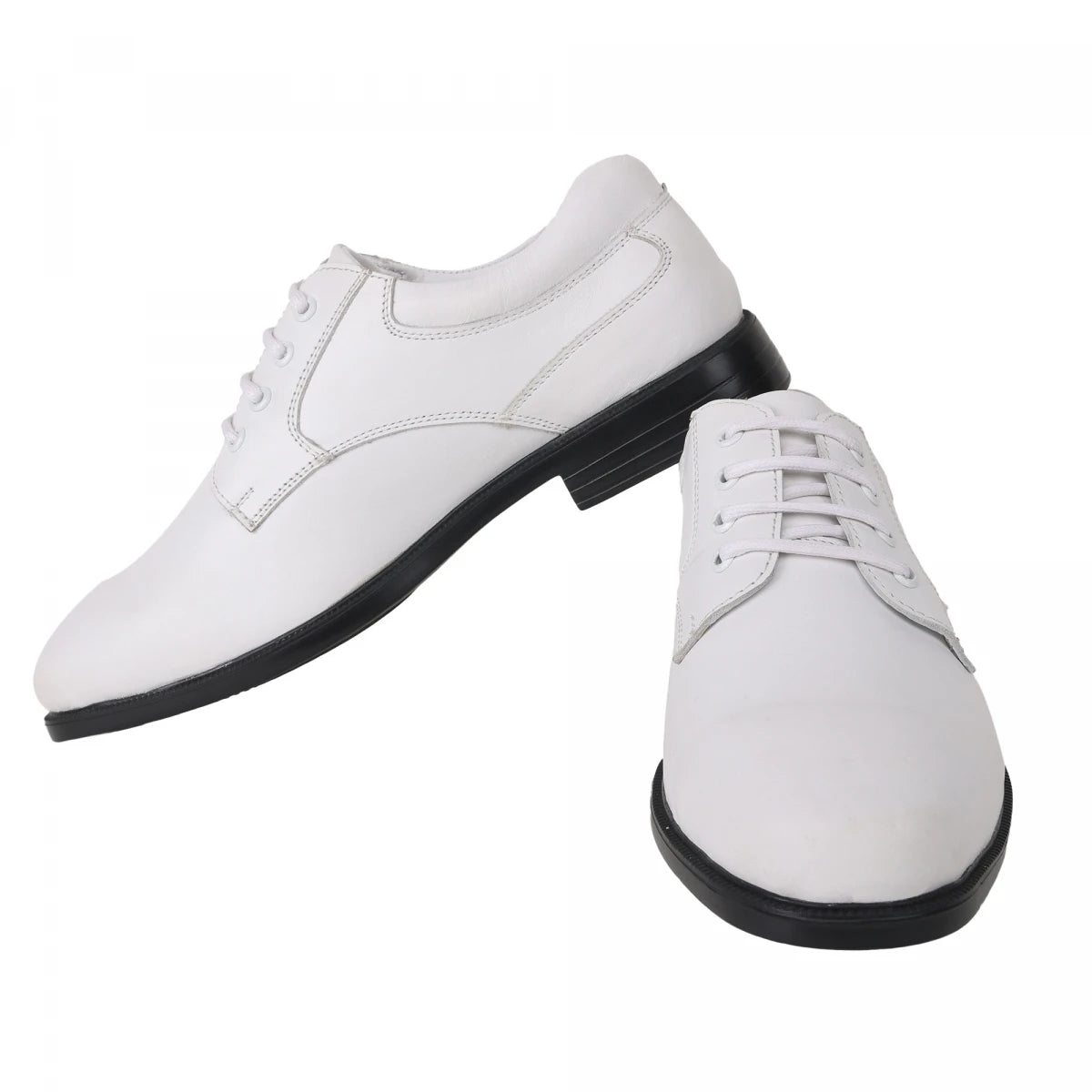 Pure Leather Superlight White Derby Shoe (for naval personnel) – ZEA, DERB2505