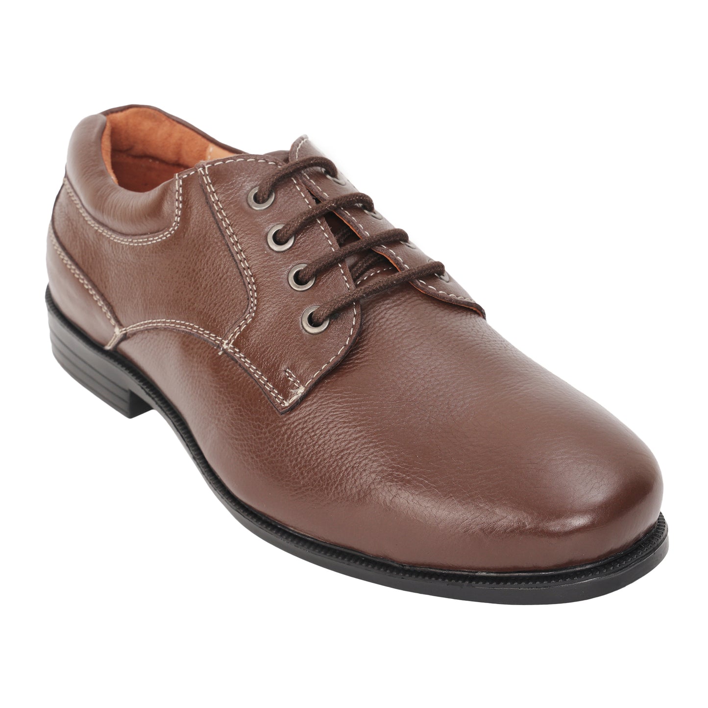 Pure Leather, Super-Light, Chocolate Derby Shoe - DERB2506