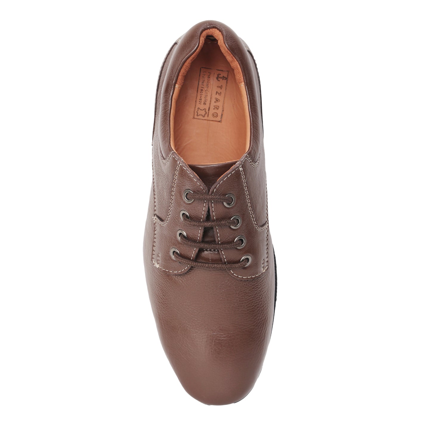 Pure Leather, Super-Light, Chocolate Derby Shoe - DERB2506