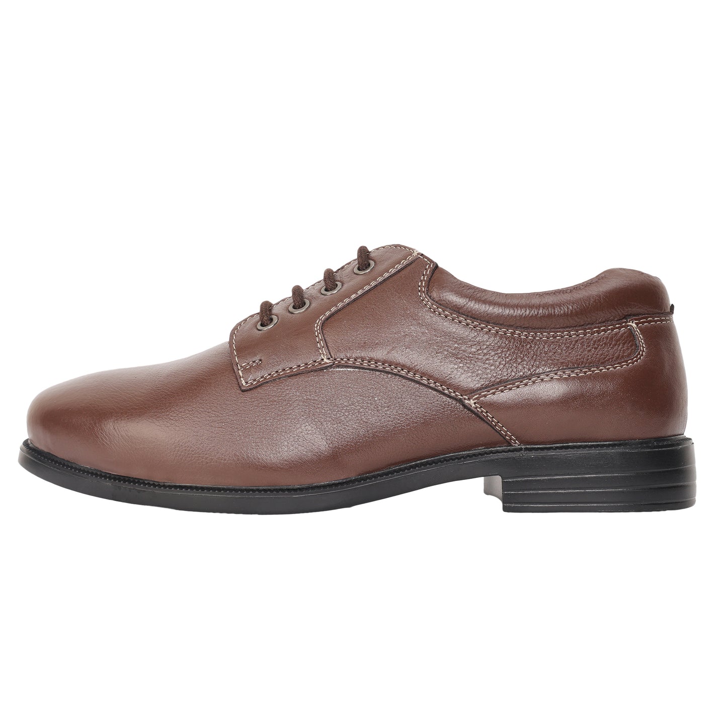Pure Leather, Super-Light, Chocolate Derby Shoe - DERB2506