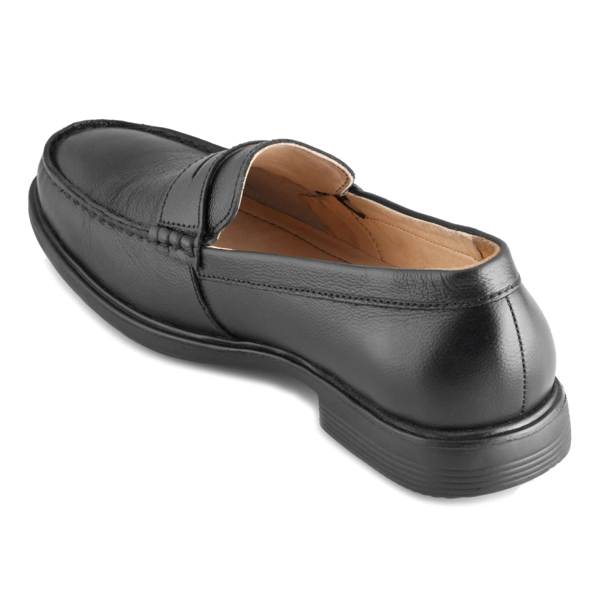 Pure leather Slip-on Formal Shoes - Mr. Slipon, DERBLK2511MC