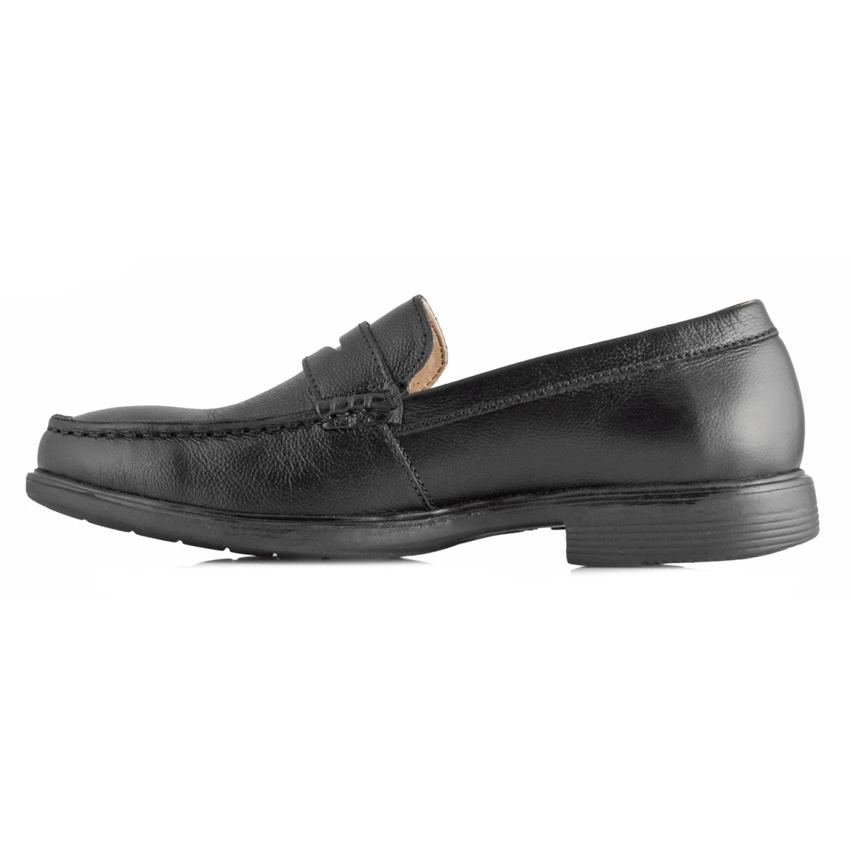 Pure leather Slip-on Formal Shoes - Mr. Slipon, DERBLK2511MC