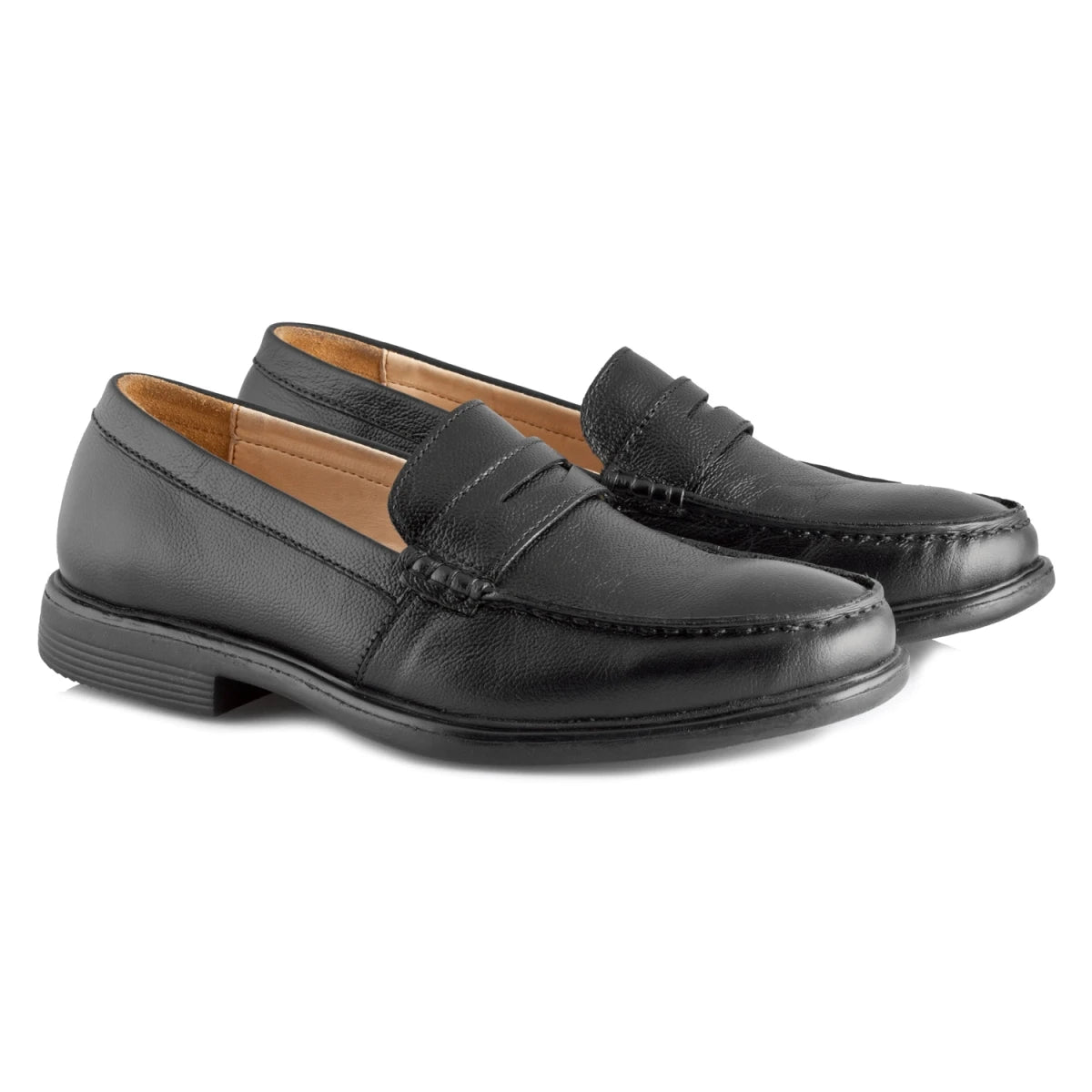 Pure leather Slip-on Formal Shoes - Mr. Slipon, DERBLK2511MC