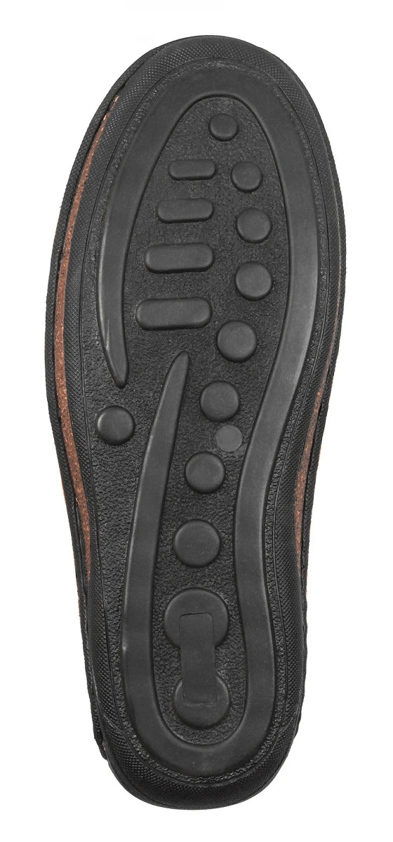 Pure Leather Stitch Down Boat Shoe - Fredo, DM5506BRWNOP